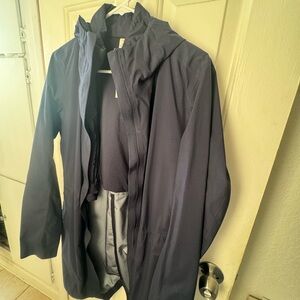 Lululemon Athletica Navy Raincoat